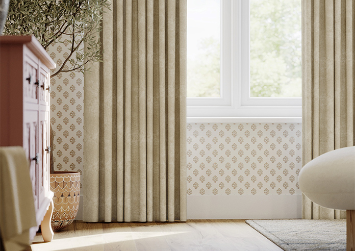 Florence Faux Suede, Mink Brown - Made to Measure Curtains - Image 5